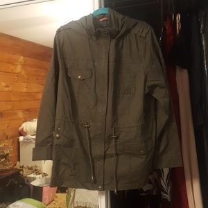 Army green jacket